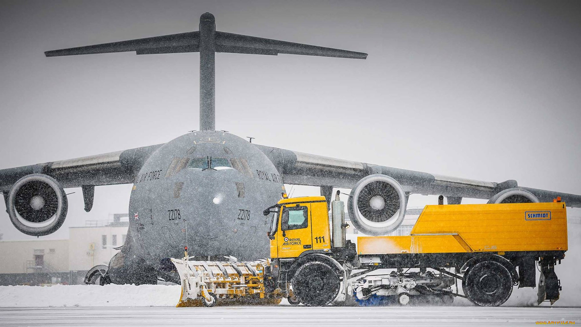 boeing c-17 globemaster iii, , - , aircraft, military, -, us, air, force, snow, , , 
